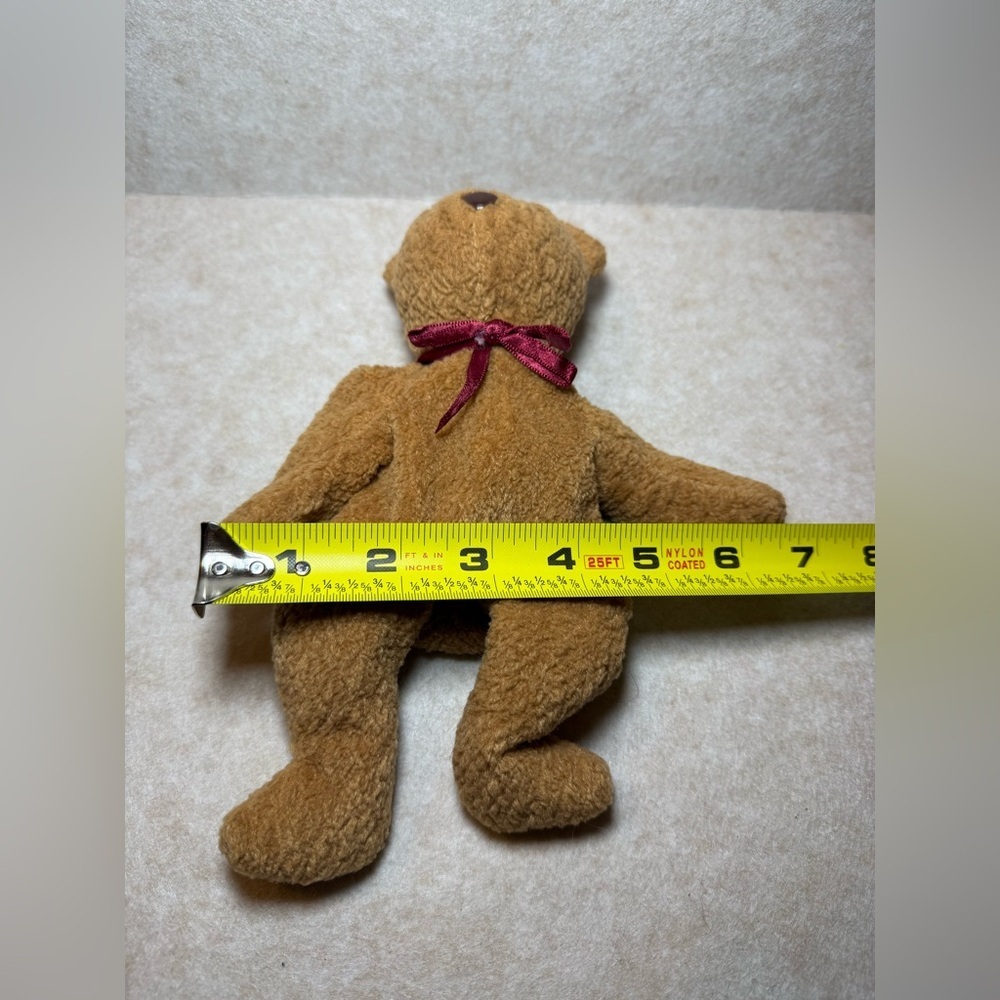 Vintage Rare Ty Beanie Babies Curly The Teddy Bear Plush Kids Toy 1993 Error - Picture 10 of 10